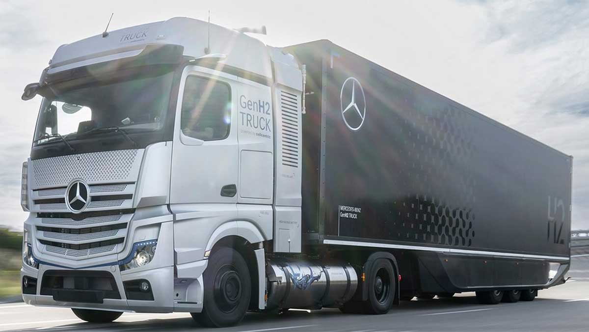 Truk Hidrogen Mercedes-Benz GenH2 Siap Uji Coba Jadi Kendaraan Logistik