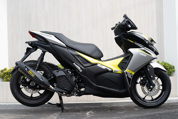 Dua Knalpot ROB1 Bikin Yamaha Aerox Alpha Tampil Racy dan Bertenaga