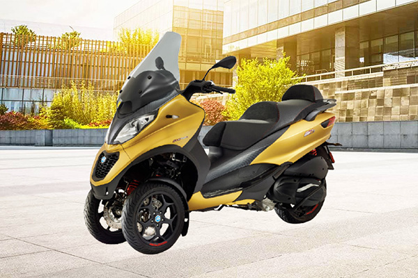 Piaggio Group Menangkan Gugatan Hak Paten Motor Roda Tiga, Peugeot Gigit Jari!
