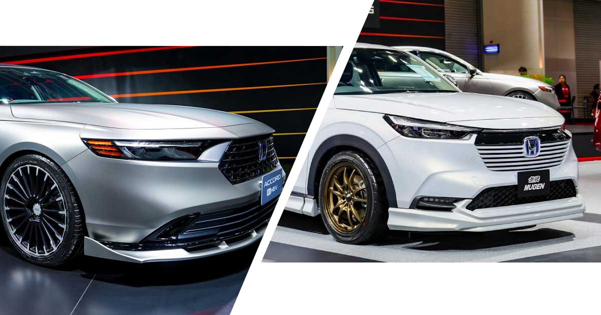 Intip Modifikasi Honda HR-V dan Accord Hybrid Mugen di Bangkok Auto Salon 2024