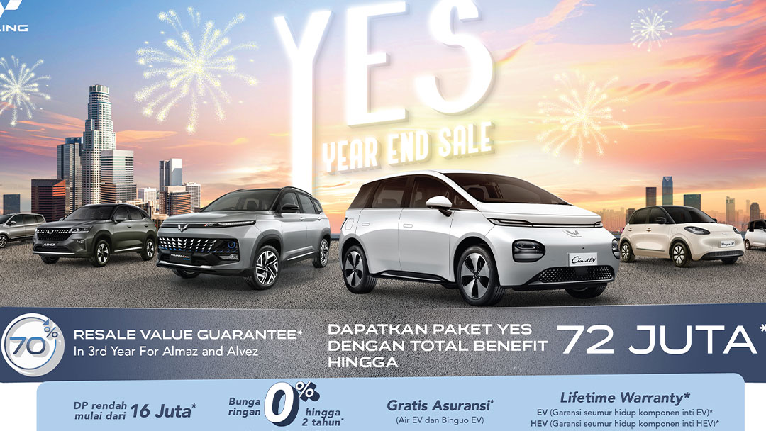 Wuling Tebar Promo Mobil Baru Akhir Tahun 2024, Total Benefit Sampai Rp72 Juta!