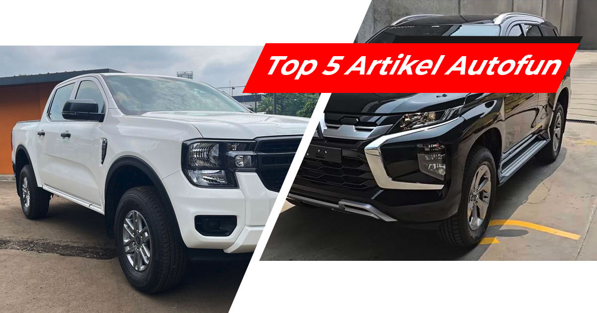 Top 5 Artikel Autofun Sepekan: Tipe Terendah Mitsubishi Pajero Sport vs Ford Ranger Hingga Bocoran Mobil Listrik Terbaru Neta