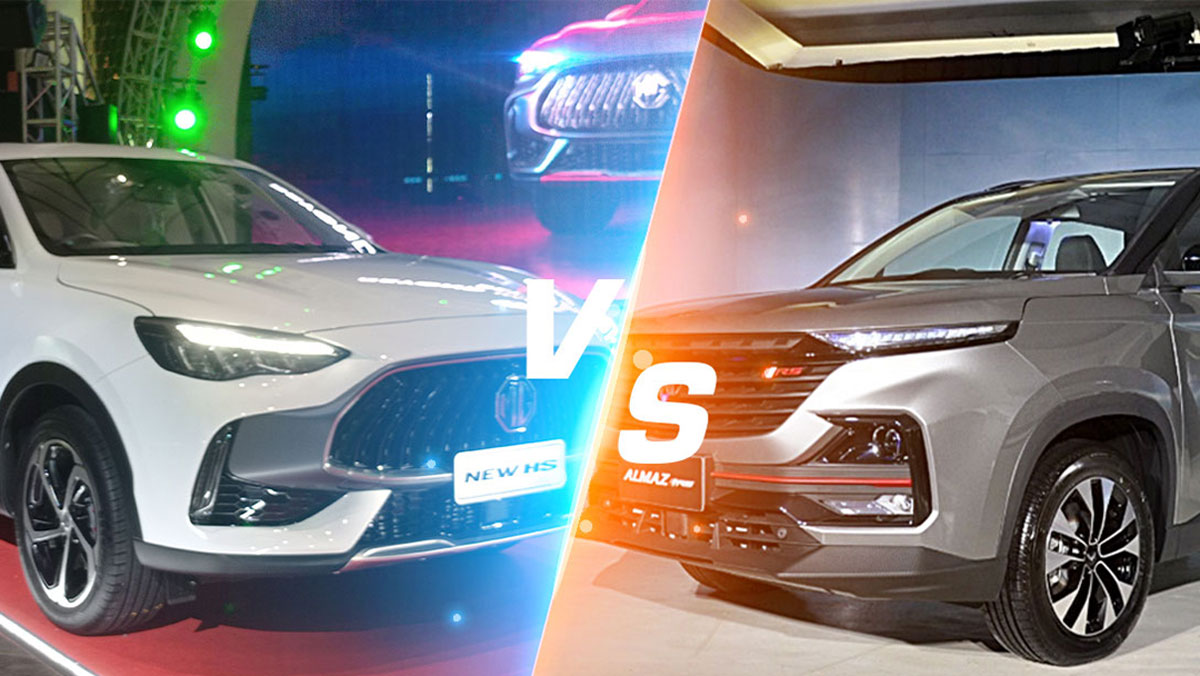 New MG HS 2023 vs Wuling Almaz RS, Adu Canggih SUV Tiongkok