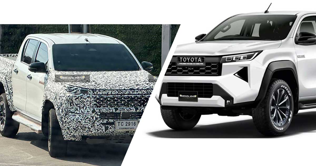 Toyota Hilux Facelift 2025 Dapat Wajah Baru, Lebih Ganteng Ketimbang Mitsubishi Triton