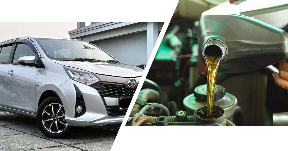 Segini Kapasitas Oli Mesin Toyota Calya dan Daihatsu Sigra, Ingat Jangan Sampai Kelebihan!