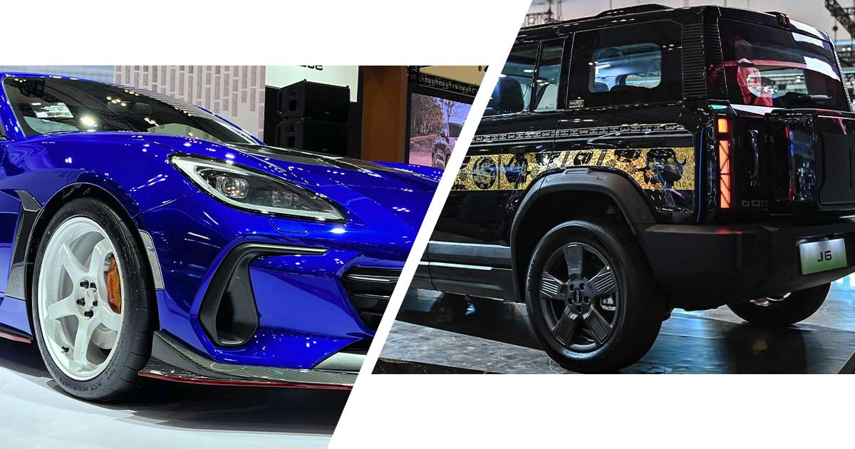 Deretan Mobil Edisi Terbatas di GJAW 2024, Ada Chery J6 Dilukis Batik Sampai Subaru BRZ Siap Drifting