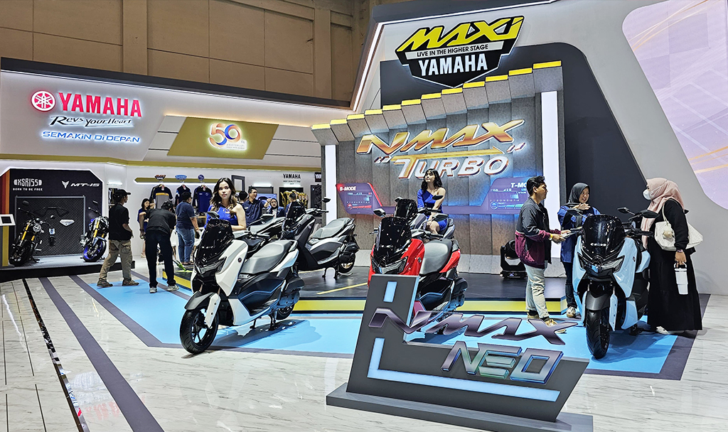 Terjual Ratusan Unit, Yamaha NMax Neo Laris di IMOS 2024