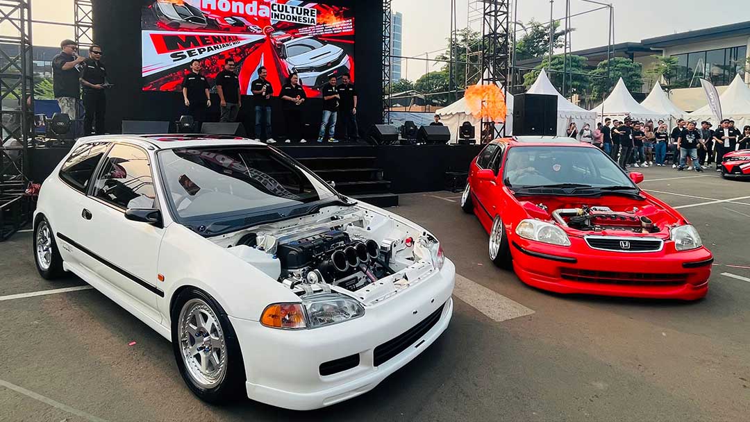 Pertama Kali Digelar, Honda Culture Indonesia 2024 Diikuti Puluhan Komunitas Mobil Honda