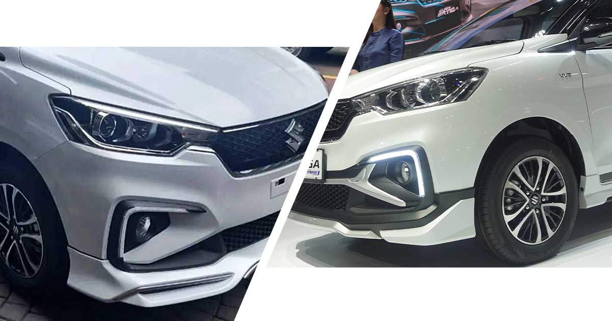 Kulik Perbedaan Tampilan dan Spesifikasi Suzuki Ertiga Hybrid Cruise 2024 vs Ertiga SS
