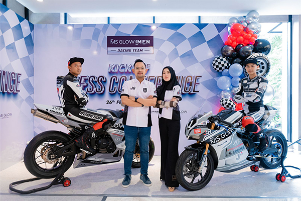 MS Glow For Men Racing Team Meluncur, Andalkan Rider Jebolan Moto2 !