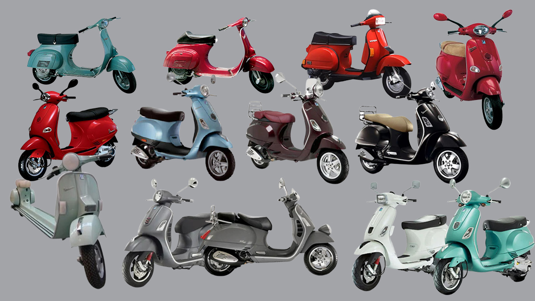 Deretan Skuter Vespa Kelahiran 80-an, 90-an dan Awal 2000-an, Transformasi 2-tak ke 4-tak (Part 2)