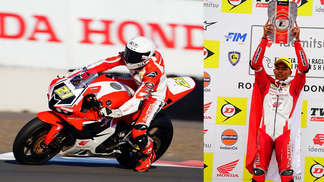 ARRC Mandalika 2024: Veda Dampingi Adenanta di Podium Utama Race 2 SS600